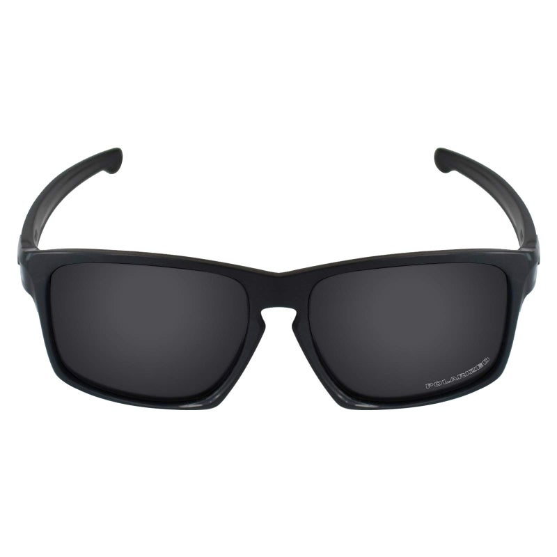 Mryok+ Polarized Replacement Lenses for Oakley Sliver XL OO9341 - Stealth Black - Image 2